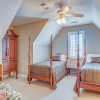 Upstairs bedroom and full bathroom