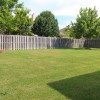 Fenced yard